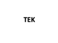 TEK -Traditional Ecological Knowledge