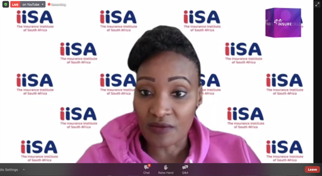 Next up on the agenda was an industry update fromThokozile Mahlangu, CEO of the Insurance Institute of South Africa.