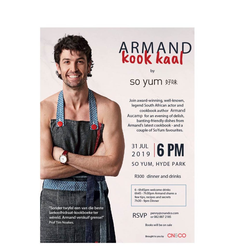 Armand kook kaal – So Yum, 31 July